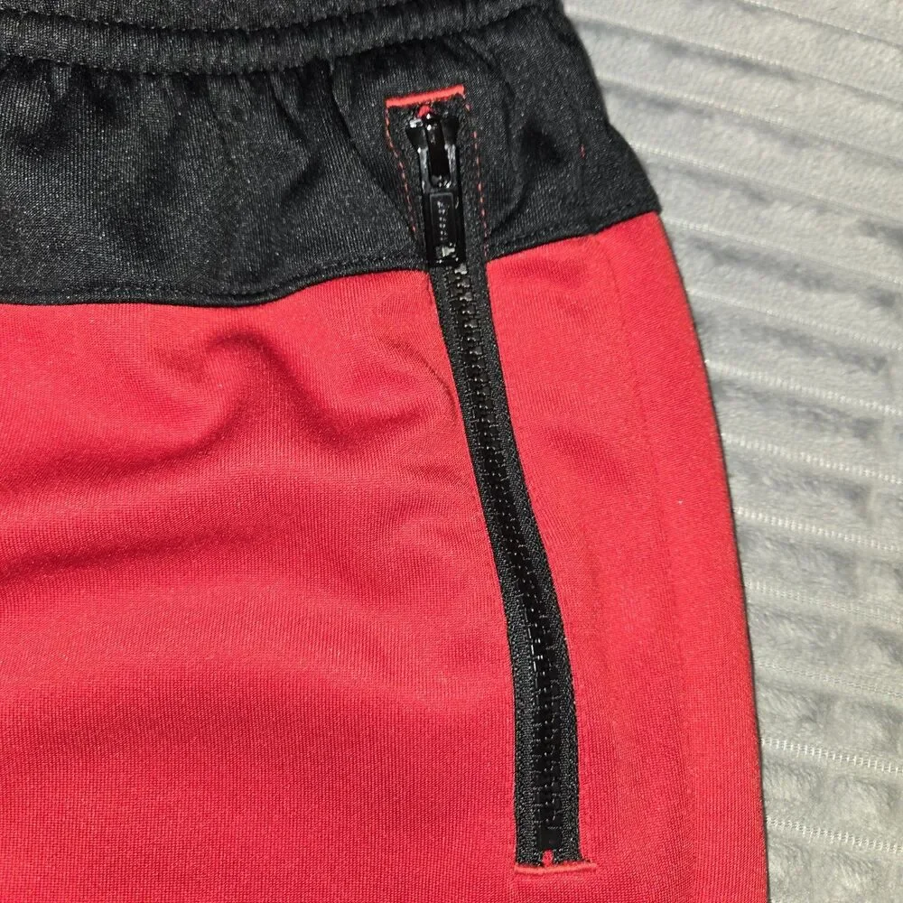 Mens Air Jordan Jumpman Tricot Wave Basketball Shorts Medium 27x8 Black Red